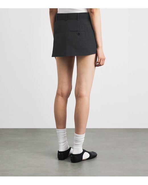 Vivienne Westwood Black Tailored Mini Skirt