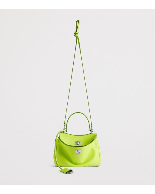 Balenciaga Yellow Mini Leather Rodeo Top-Handle Bag