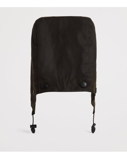 Barbour Black Classic Sylkoil Hood for men