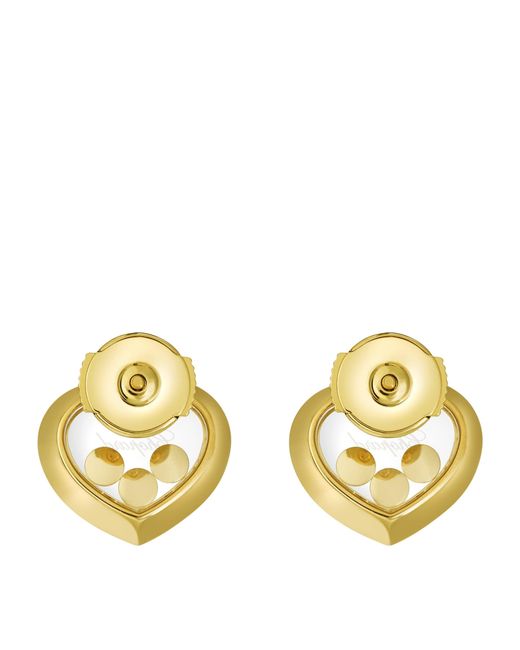 Chopard Metallic And Diamond Happy Diamonds Icons Earrings