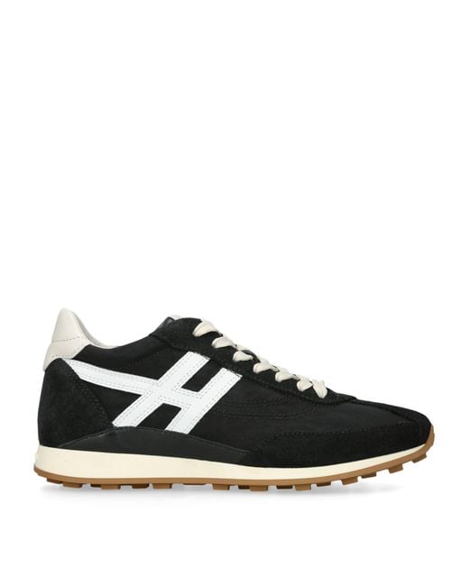 Hogan Black Suede H669 Allacciato Sneakers