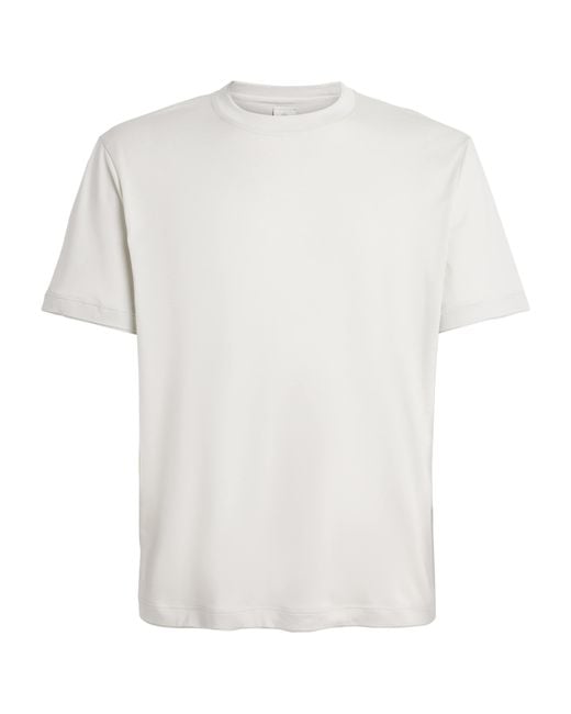 Eleventy White Cotton-Modal T-Shirt for men