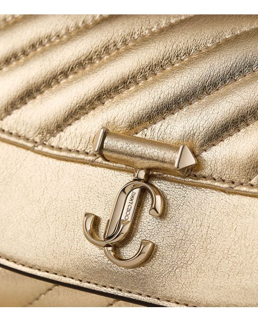 Jimmy Choo Natural Leather Curve Chain Wallet