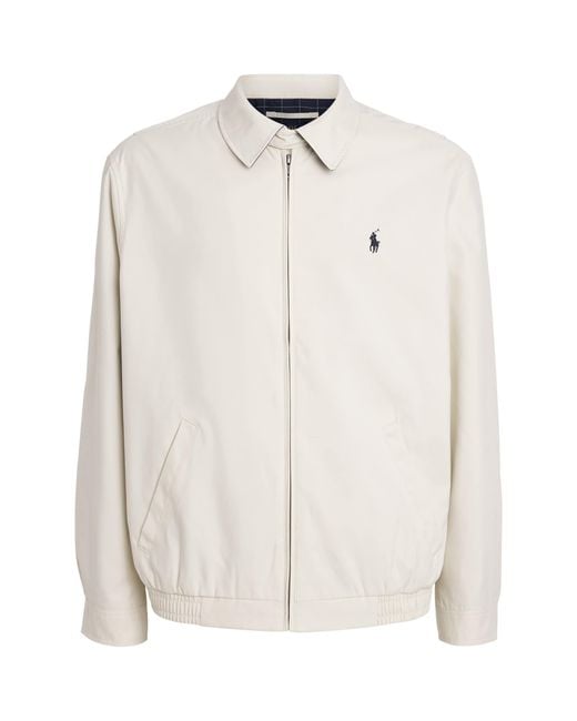 Polo Ralph Lauren White Lined Polo Pony Jacket for men
