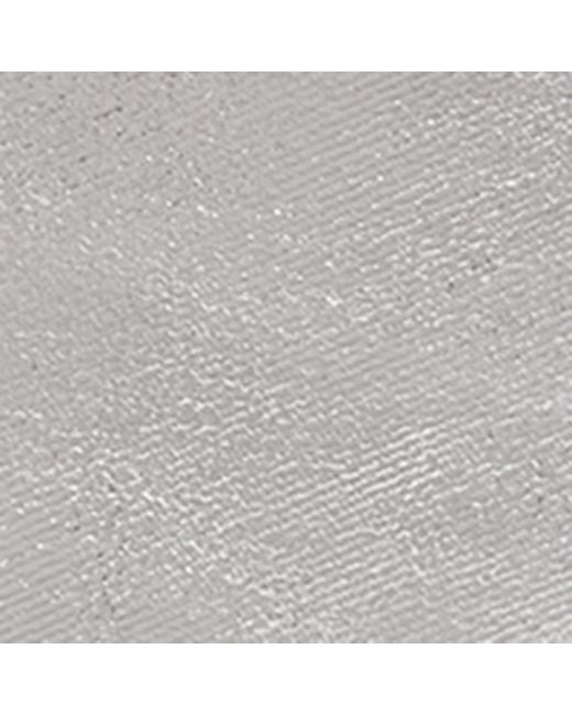 Harrods Gray Leather Metallic Card Holder