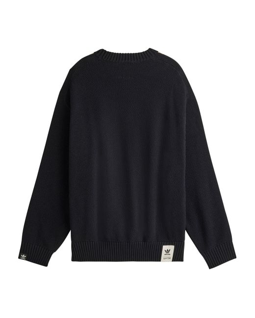 Adidas Black X Song For The Mute Cotton Flower Sweater