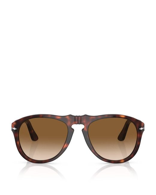 Persol Brown Original Pilot Sunglasses for men