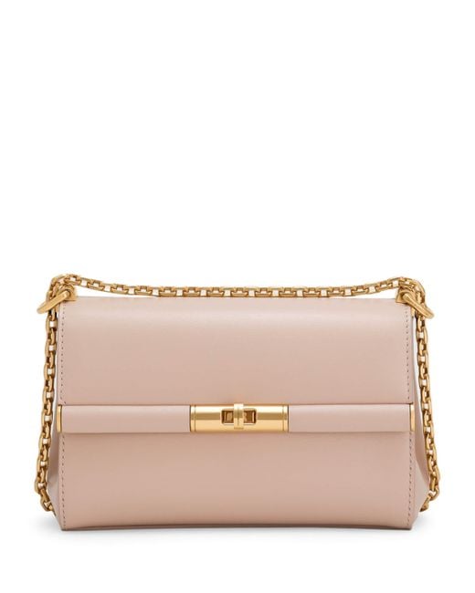 Dolce & Gabbana Natural Calfskin Marlene Shoulder Bag