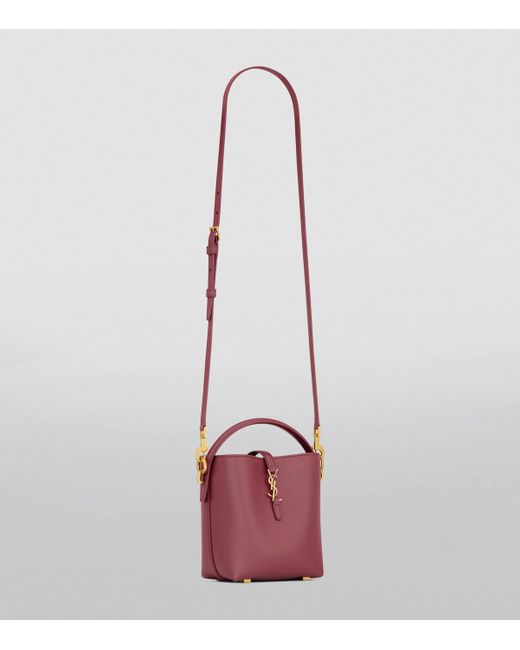 Saint Laurent Red Mini Le 37 Bucket Bag