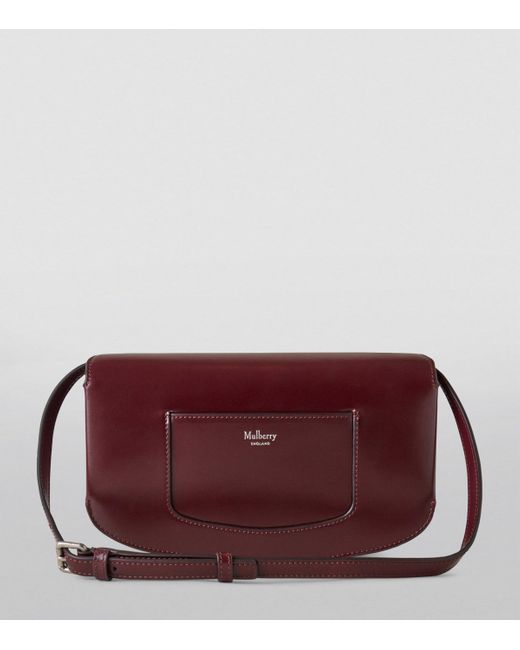 Mulberry Purple East-West Shoulder Bag