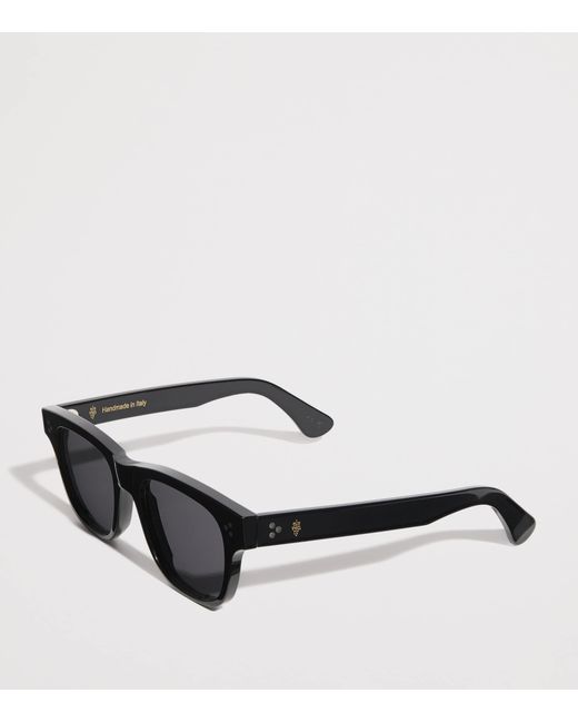 Eleventy Black Cellulose Acetate Marco Sunglasses for men