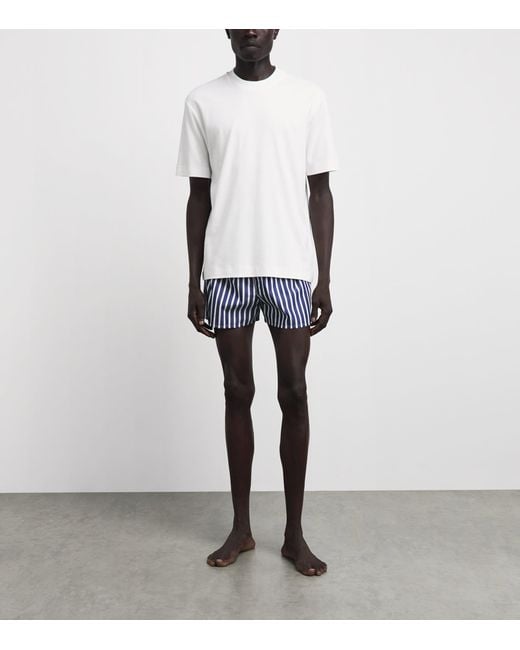 Sunspel White Supima Cotton Heavyweight T-Shirt for men