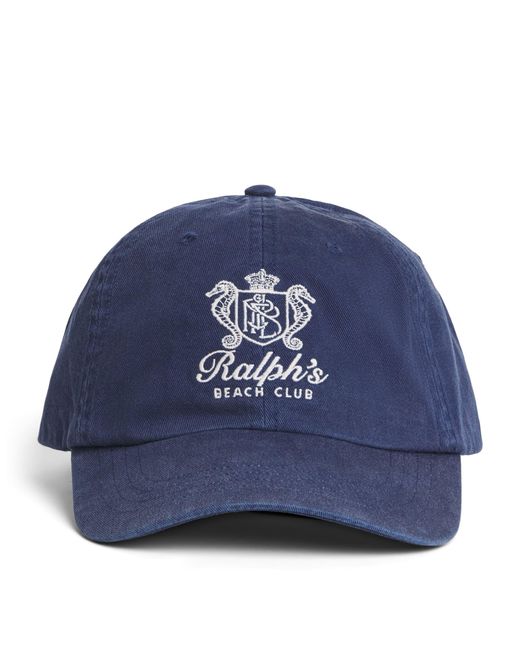 Polo Ralph Lauren Blue Ralph's Beach Club Baseball Cap for men