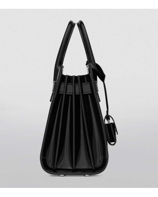 Saint Laurent Black Nano Sac De Jour Tote Bag