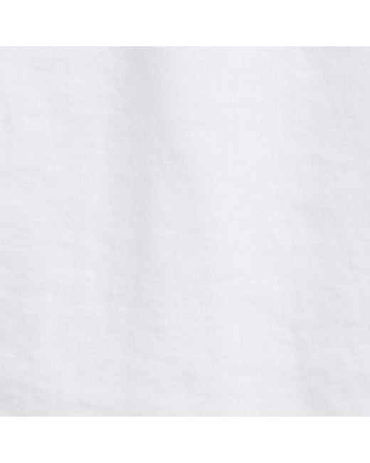 Vilebrequin White Linen Baie Shorts for men