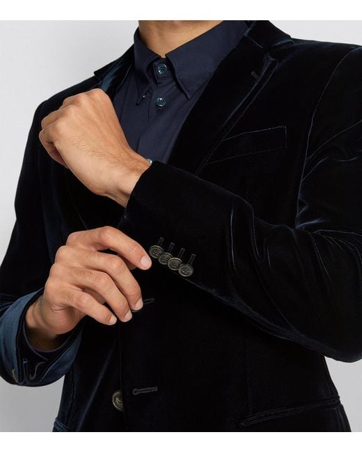 Giorgio Armani Black Tailored Blazer for men