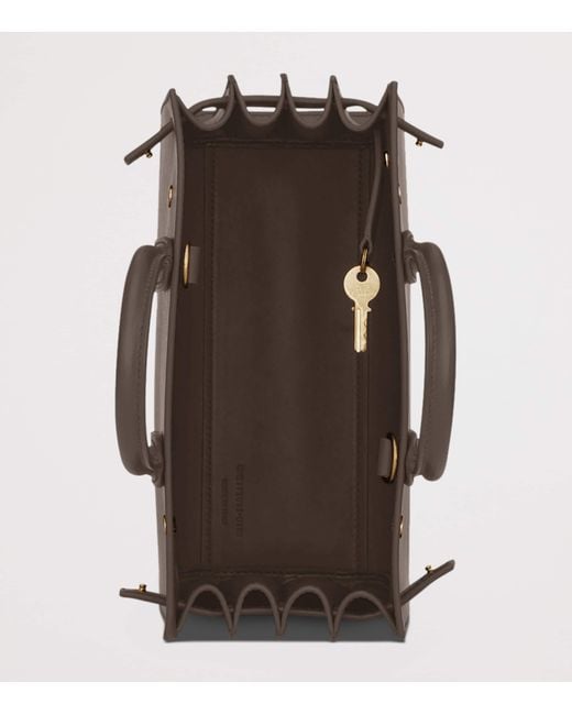 Saint Laurent Brown Nano Sac De Jour Tote Bag