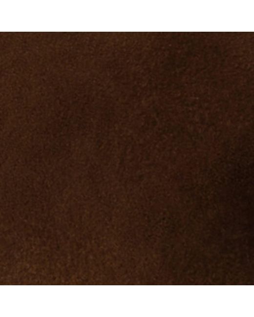 Prada Brown Suede Logo Baseball Cap