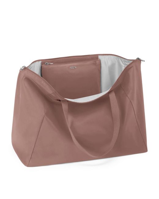 Tumi Brown Voyageur Just In Case Foldable Tote Bag