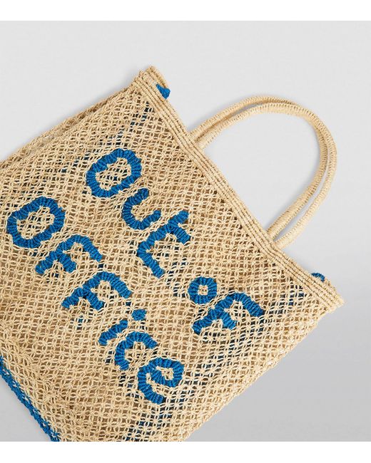 The Jacksons Blue Large Out Of Office Tote Bag