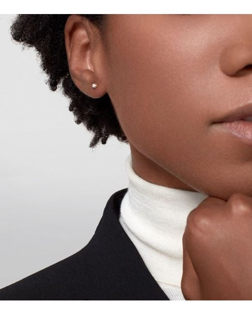 Cartier White And Diamond D'Amour Earrings