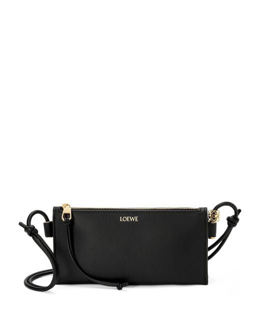 Loewe Black Leather Joya Pouch