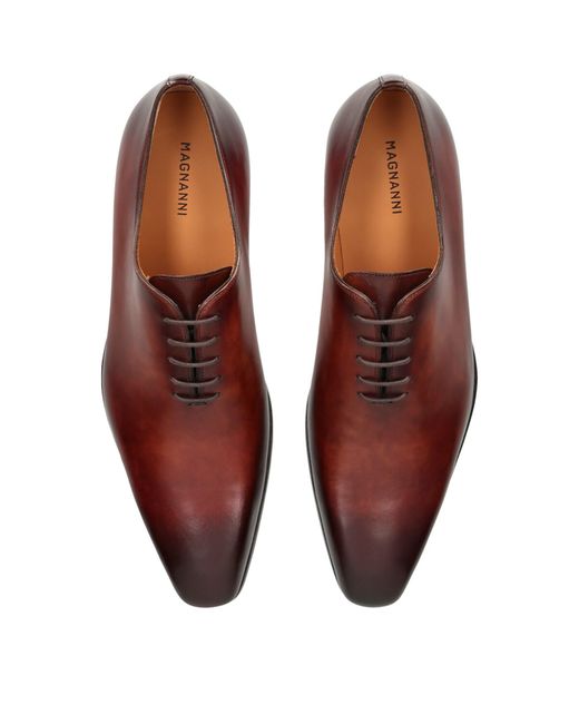 Magnanni Shoes Natural Wholecut Oxford Shoes for men