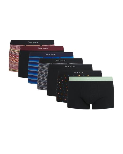 Paul Smith Black Stretch-Cotton Trunks for men