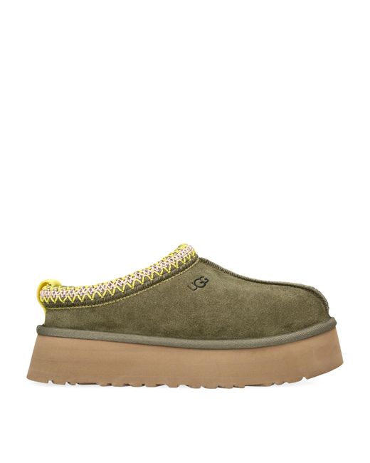 Ugg Green Suede Tazz Slippers