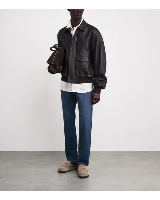 PAIGE Blue Normandie Straight Jeans for men