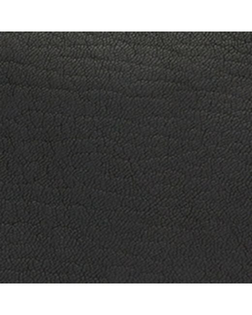 Saint Laurent Black Leather Cassandre Envelope Pouch