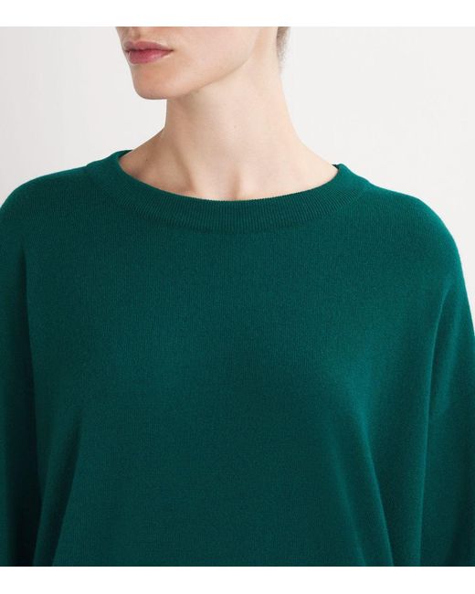 Begg x Co Green Cashmere Jade Sweater