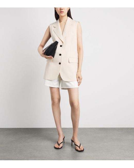 Anine Bing White Sara Vest