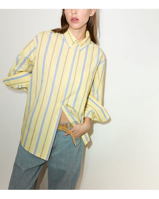 MAX&Co. Natural Stripe Plot Twist Shirt