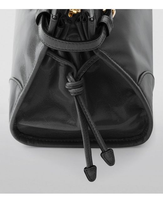 Prada Black Medium Leather Bonnie Top-Handle Bag