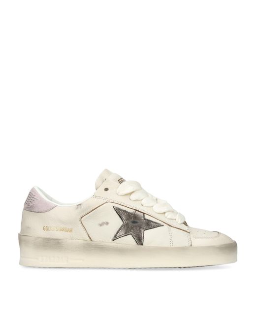 Golden Goose Deluxe Brand Natural Leather Stardan Sneakers