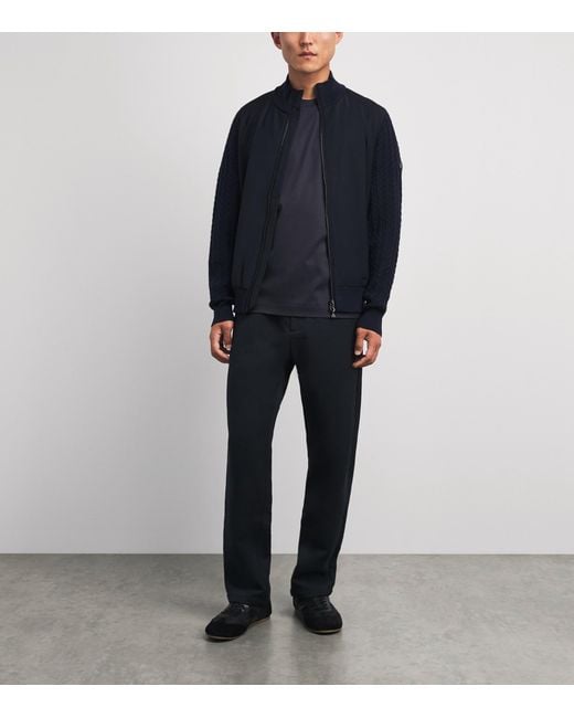 Bogner Black Cotton Logo Ryan T-Shirt for men