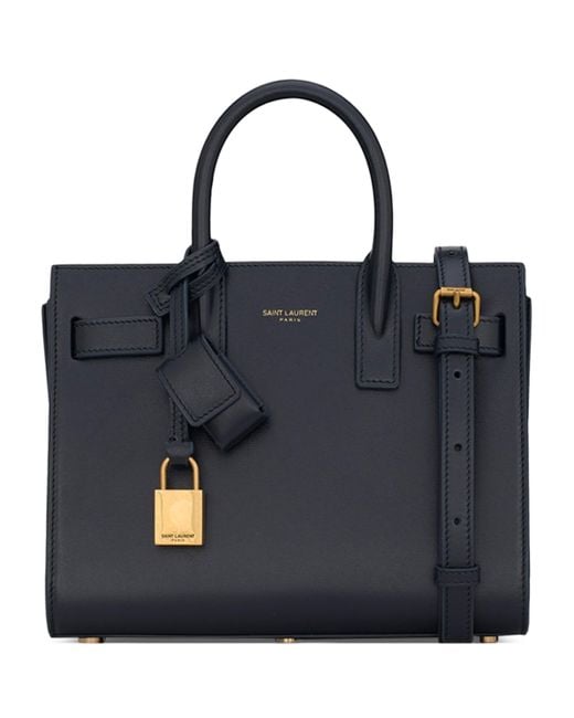 Saint Laurent Black Nano Sac De Jour Tote Bag