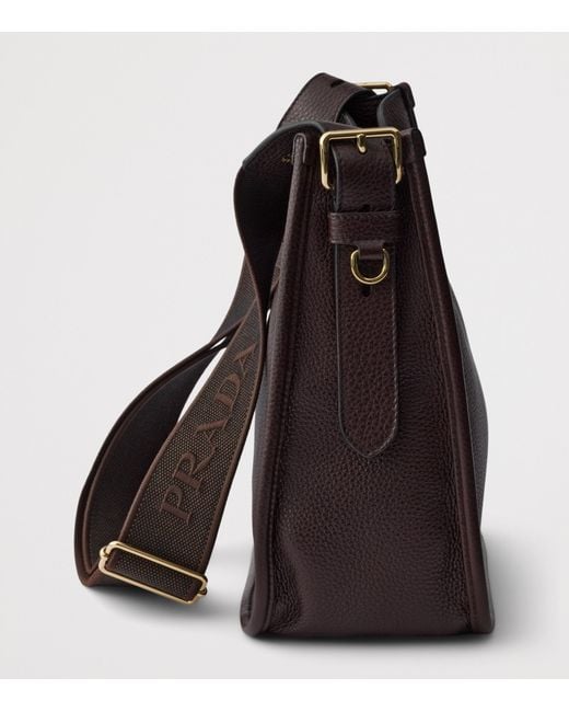 Prada Black Medium Leather Shoulder Bag