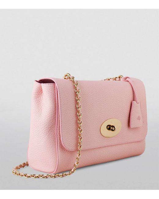 Mulberry Pink Medium Leather Lily Shoulder Bag