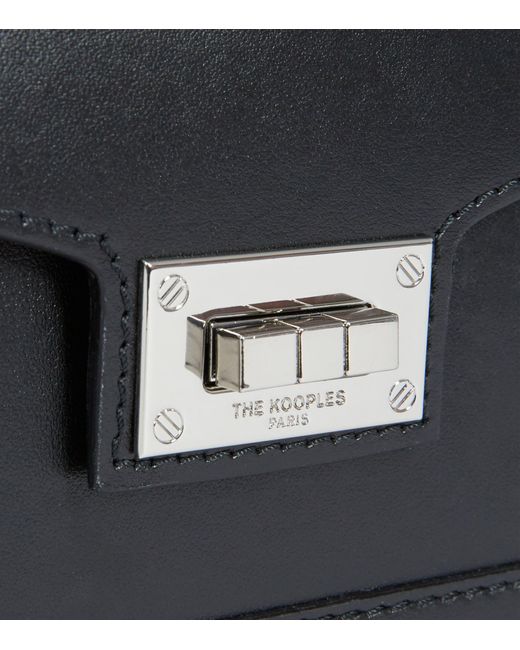 The Kooples Black Small Leather Emily Cross-body Bag