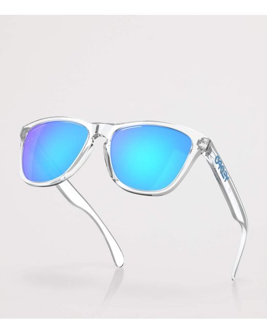 Oakley Blue Frogskins Square Sunglasses for men