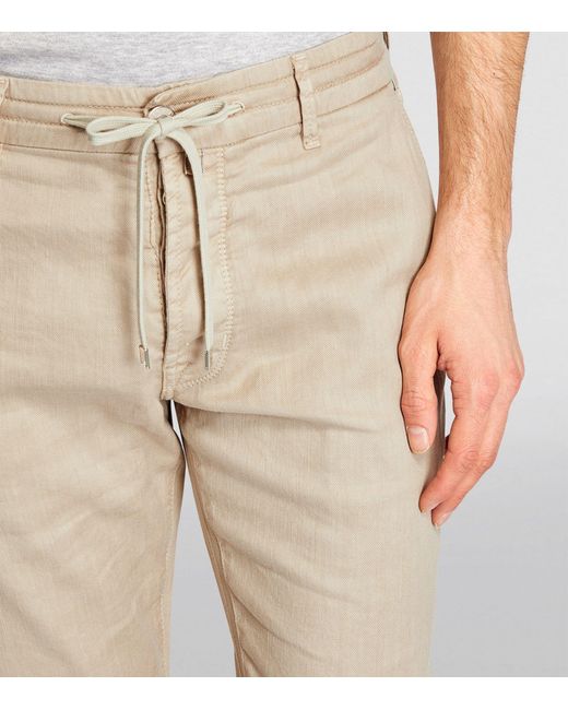 Jacob Cohen Natural Pharell Active Drawstring Trousers for men