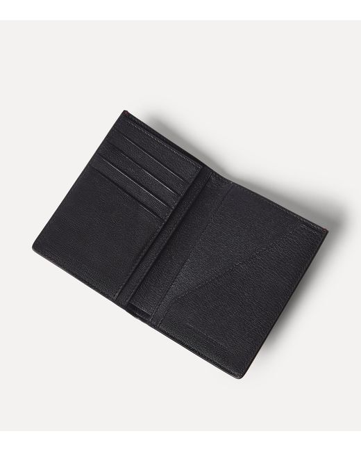 Brunello Cucinelli Black Leather Capretta Passport Holder for men