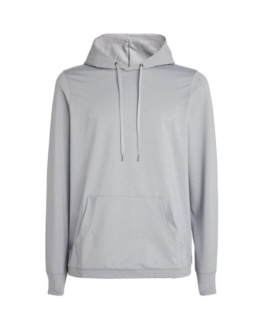 vuori Gray Sunday Element Hoodie for men