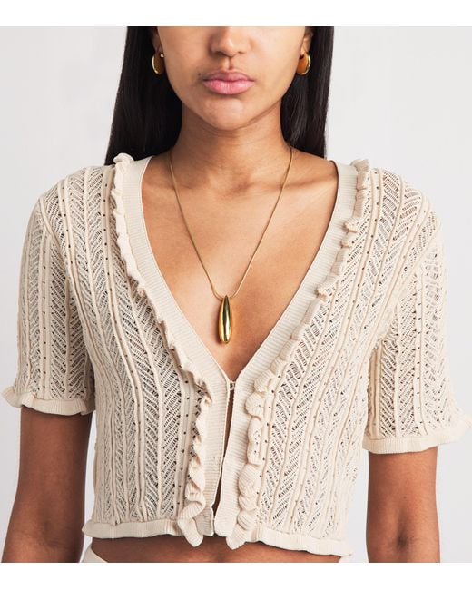 Devon Windsor White Knitted Charlene Top