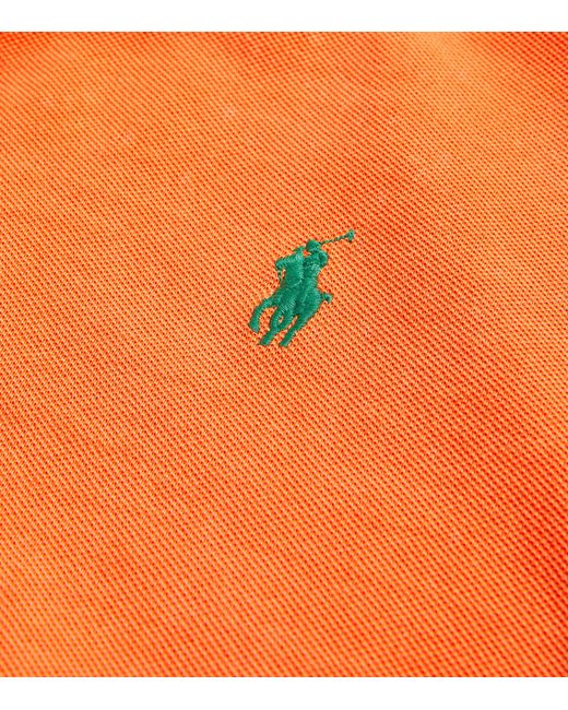 Polo Ralph Lauren Orange Weathered Polo Shirt for men