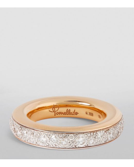 Pomellato Natural Rose And Diamond Iconica Ring