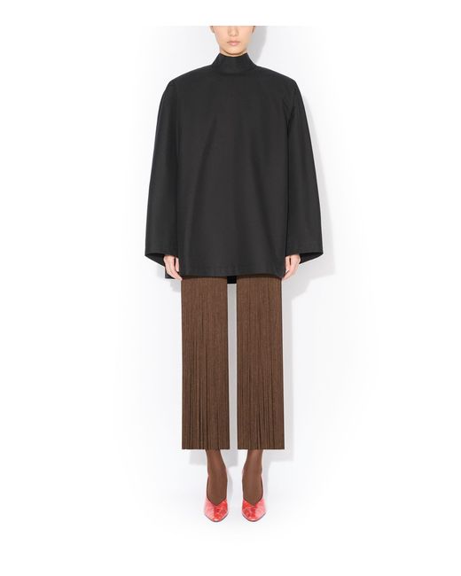 Alaïa Blue Cotton Poplin Reverse Jacket