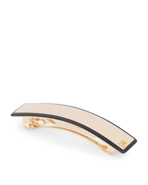 Alexandre De Paris Natural Timeless Saint Honore Slide Hair Clip
